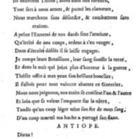 Amazones (Les), tragédie en cinq actes, par madame du Boccage, représentée par les Comédiens ordinaires du Roy, aux mois de juillet et d'août 1749