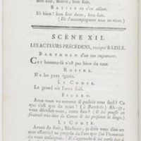 Barbier de Séville, ou la Précaution inutile (Le), comédie en quatre actes ; par M. de Beaumarchais ; représentée & tombée sur le théâtre de la Comédie Françoise aux Tuileries, le 23 de février 1775