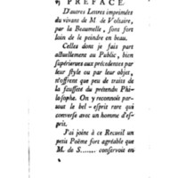 Lettres de M. de Voltaire et de sa célèbre amie [la marquise du Châtelet] ; suivies d'un petit Poëme, d'une lettre de J.-J. Rousseau, & d'un parallèle entre Voltaire et J.-J. Rousseau