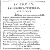 Lysimachus, tragédie par M. de Caux de Montlebert, représentée pour la première fois le 13 décembre 1737