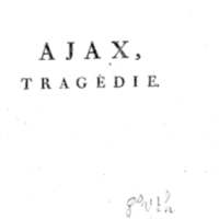 Ajax, tragédie par M. Poinsinet de Sivry