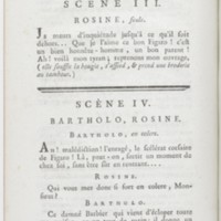 Barbier de Séville, ou la Précaution inutile (Le), comédie en quatre actes ; par M. de Beaumarchais ; représentée & tombée sur le théâtre de la Comédie Françoise aux Tuileries, le 23 de février 1775