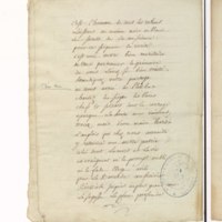 Recueil de lettres de Voltaire, de Mme du Châtelet et de Jean-Jacques Rousseau, préparé en 1782 pour une édition, par un ancien secrétaire de l'abbé de Sade