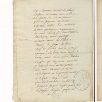 Recueil de lettres de Voltaire, de Mme du Châtelet et de Jean-Jacques Rousseau, préparé en 1782 pour une édition, par un ancien secrétaire de l'abbé de Sade