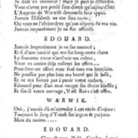 Comte de Warwik [sic] (Le), tragédie par M. de La Harpe, représentée pour la première fois par les Comédiens françois ordinaires du Roi, le 7 novembre 1763