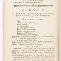 Barbier de Séville, ou la Précaution inutile (Le), comédie en quatre actes, par M. de Beaumarchais, représentée sur le théâtre de la Comédie Française le 23 février 1775 (avec une Lettre modérée sur la chute et la critique du Barbier de Séville)