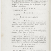 Barbier de Séville, ou la Précaution inutile (Le), comédie en quatre actes ; par M. de Beaumarchais ; représentée & tombée sur le théâtre de la Comédie Françoise aux Tuileries, le 23 de février 1775