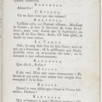 Barbier de Séville, ou la Précaution inutile (Le), comédie en quatre actes ; par M. de Beaumarchais ; représentée & tombée sur le théâtre de la Comédie Françoise aux Tuileries, le 23 de février 1775