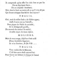 Molière à la nouvelle salle, ou les Audiences de Thalie, comédie en un acte et en vers libres