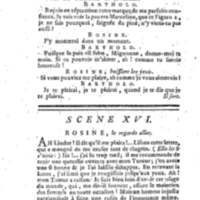 Barbier de Séville, ou la Précaution inutile (Le), comédie en quatre actes, par M. de Beaumarchais, représentée sur le théâtre de la Comédie Française le 23 février 1775 (avec une Lettre modérée sur la chute et la critique du Barbier de Séville)