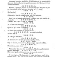Barbier de Séville, ou la Précaution inutile (Le), comédie en quatre actes, par M. de Beaumarchais, représentée sur le théâtre de la Comédie Française le 23 février 1775 (avec une Lettre modérée sur la chute et la critique du Barbier de Séville)