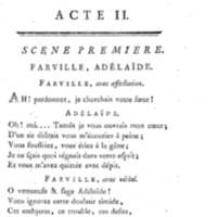 Adélaïde, ou l'Antipathie pour l'amour, comédie en deux actes, en vers de dix syllabes. Représentée pour la première fois, par les Comédiens franc̜ois, le 10 juillet 1780