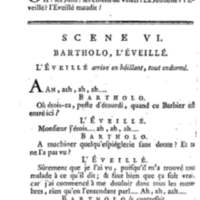 Barbier de Séville, ou la Précaution inutile (Le ), comédie en quatre actes, par M. de Beaumarchais, représentée sur le théâtre de la Comédie Française le 23 février 1775 (avec une Lettre modérée sur la chute et la critique du Barbier de Séville)