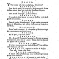 Barbier de Séville, ou la Précaution inutile (Le), comédie en quatre actes, par M. de Beaumarchais, représentée sur le théâtre de la Comédie Française le 23 février 1775 (avec une Lettre modérée sur la chute et la critique du Barbier de Séville)