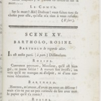 Barbier de Séville, ou la Précaution inutile (Le), comédie en quatre actes ; par M. de Beaumarchais ; représentée & tombée sur le théâtre de la Comédie Françoise aux Tuileries, le 23 de février 1775