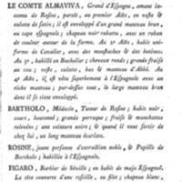 Barbier de Séville, ou la Précaution inutile (Le), comédie en quatre actes, par M. de Beaumarchais, représentée sur le théâtre de la Comédie Française le 23 février 1775 (avec une Lettre modérée sur la chute et la critique du Barbier de Séville)