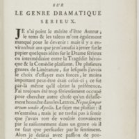 Eugénie, drame en cinq actes en prose, enrichi de figures en taille-douce ; avec un Essai sur le drame sérieux