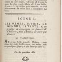 Philosophe sans le savoir (Le), comédie en prose et en cinq actes… par M. Sedaine. [Paris, les Comédiens français, 2 novembre 1765]