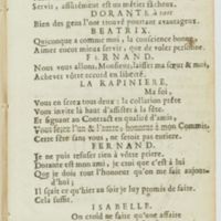 Rapinière, ou l'Intéressé (La), comédie, par M. de Barquebois. Avec les vers retranchés