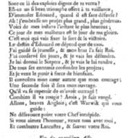 Comte de Warwik [sic] (Le), tragédie par M. de La Harpe, représentée pour la première fois par les Comédiens françois ordinaires du Roi, le 7 novembre 1763