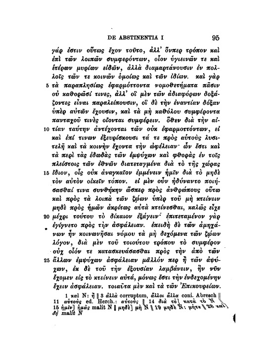 Généalogie d'Hermarque = Porph. Abst. 1, 7-12 – éd. Nauck, 95