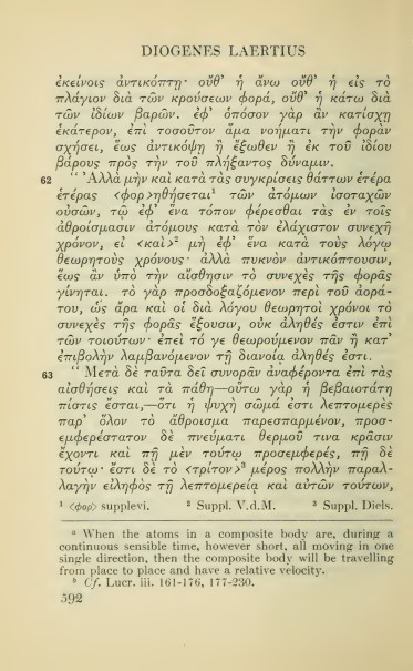 Lettre à Hérodote d'Epicure = DL X, 35-83 - éd. Hicks, 15 Lettre à Hérodote d'Epicure = DL X, 35-83 - éd. Hicks, 15