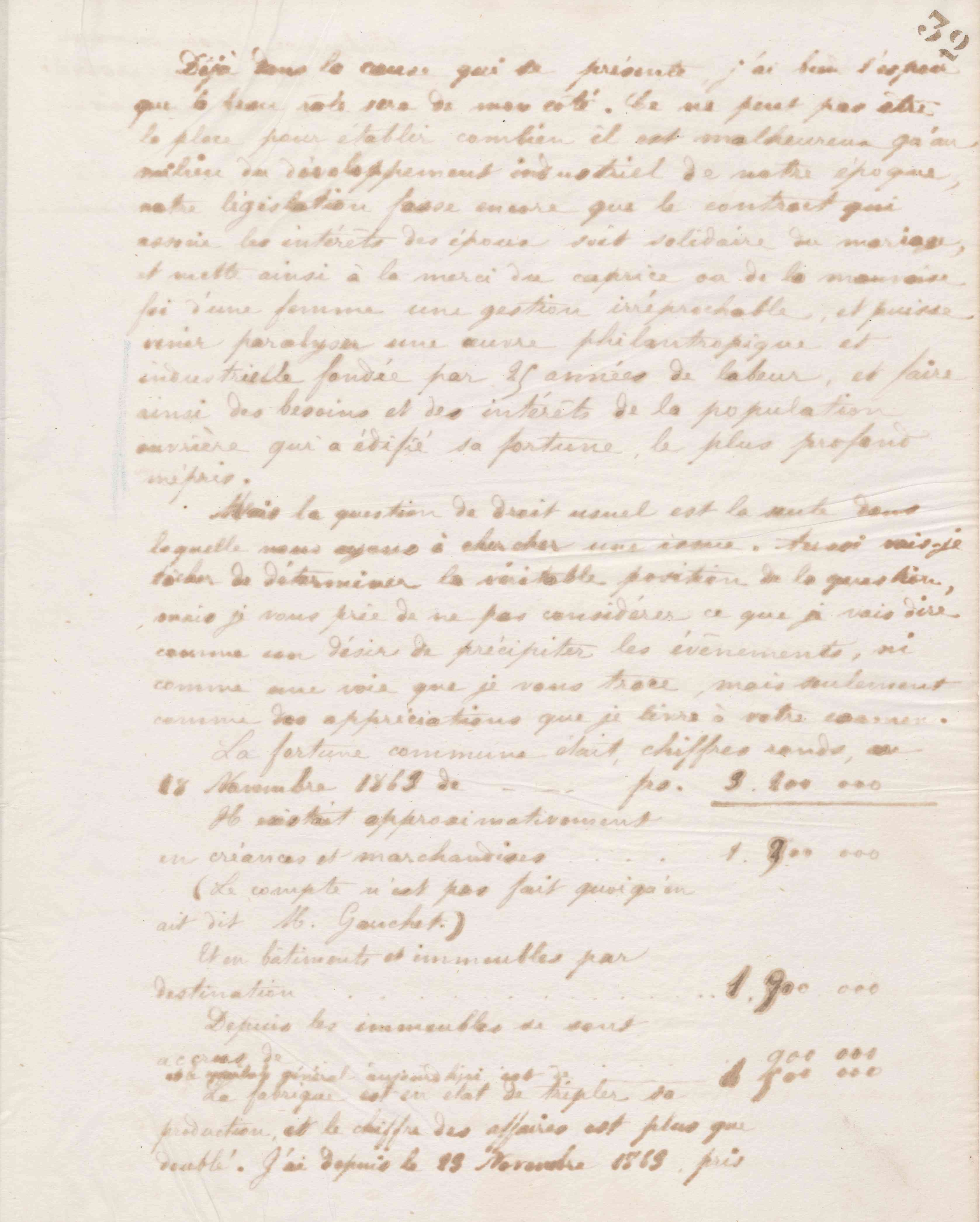 Jean-Baptiste André Godin à Jules Favre, 28 janvier 1868