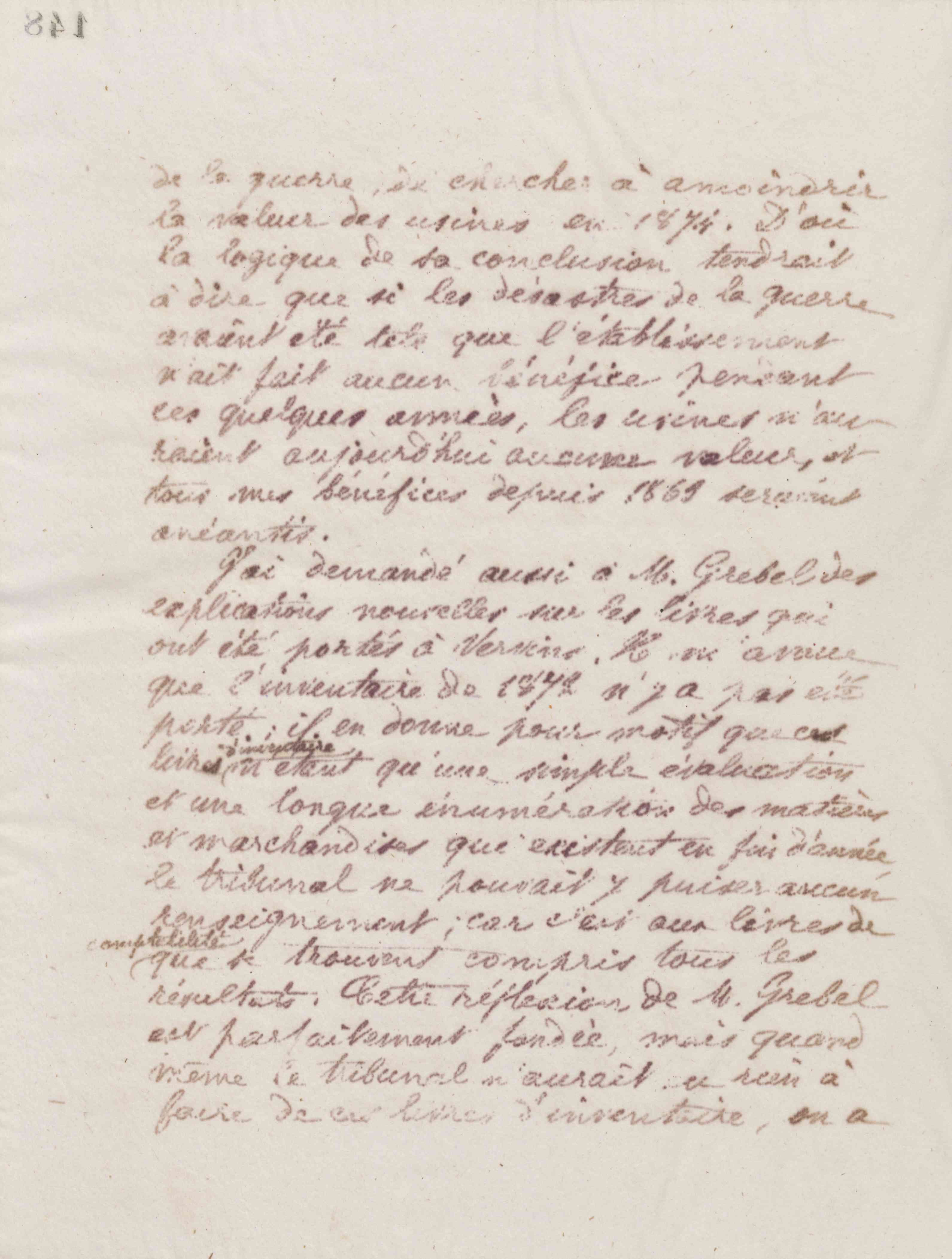 Jean-Baptiste André Godin à Édouard Larue, 12 décembre 1875 Jean-Baptiste André Godin à Édouard Larue, 12 décembre 1875