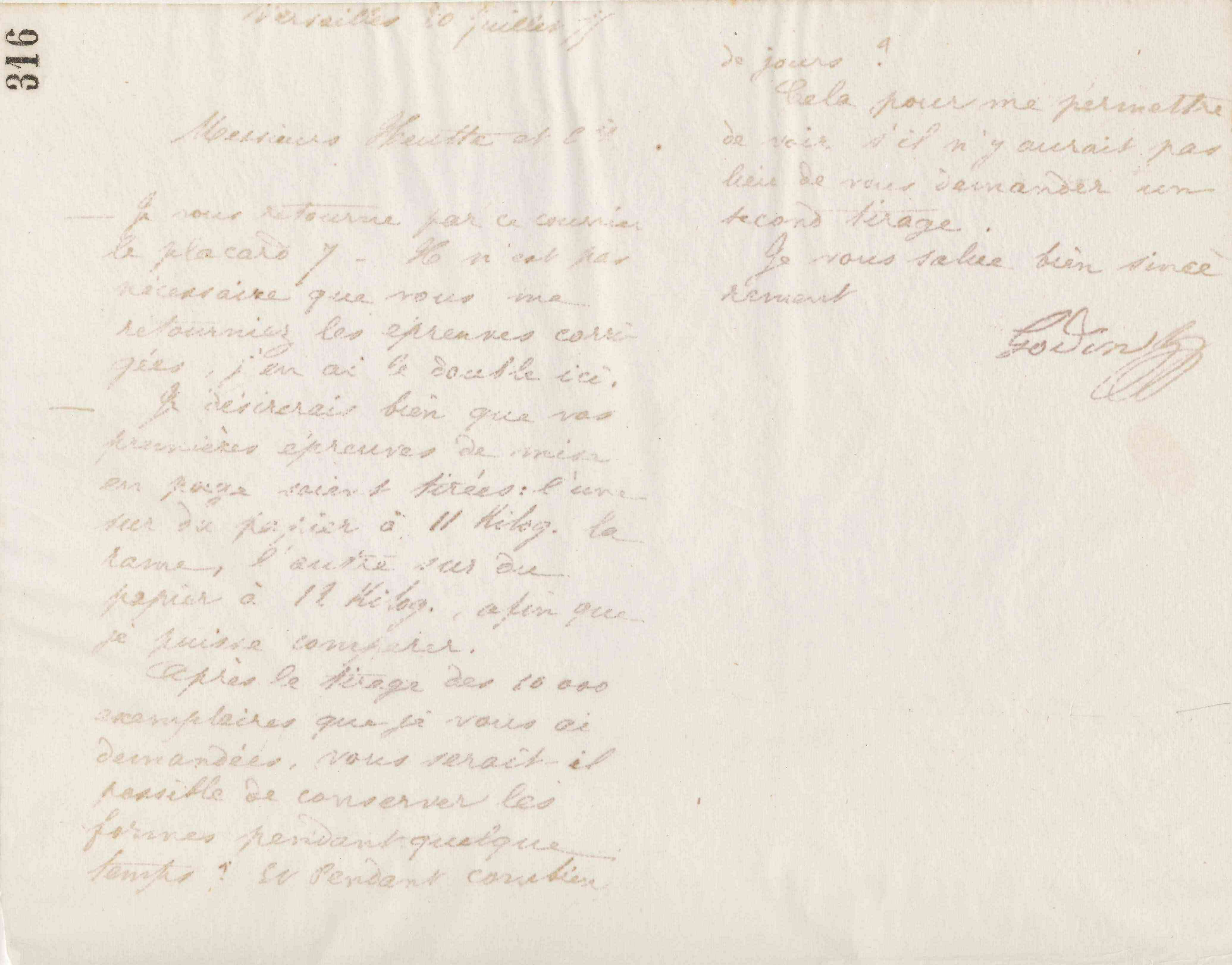 Jean-Baptiste André Godin à Eugène Heutte et Cie, 20 juillet 1875