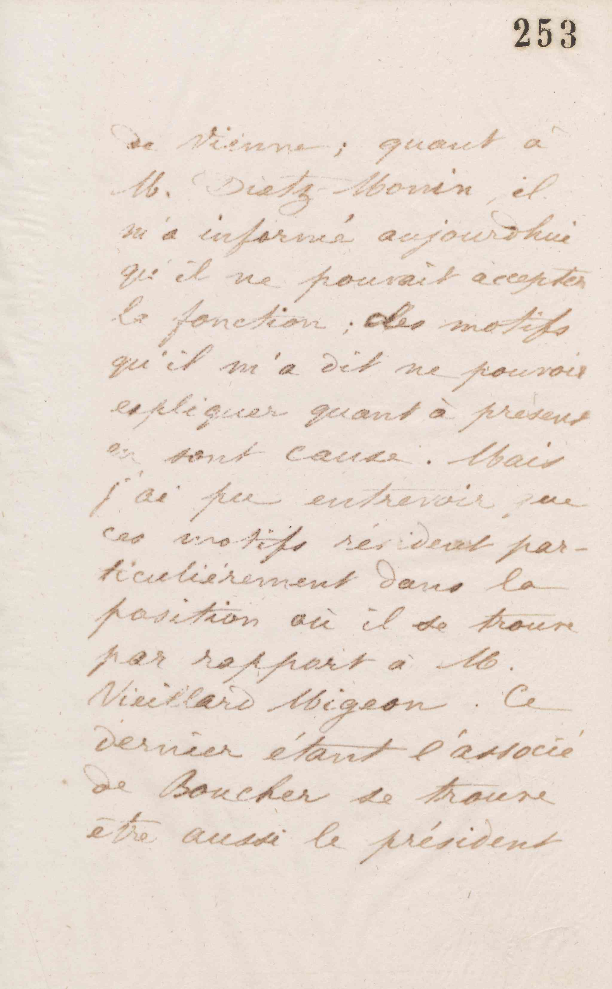 Jean-Baptiste André Godin à Alexandre Tisserant, 20 mai 1873