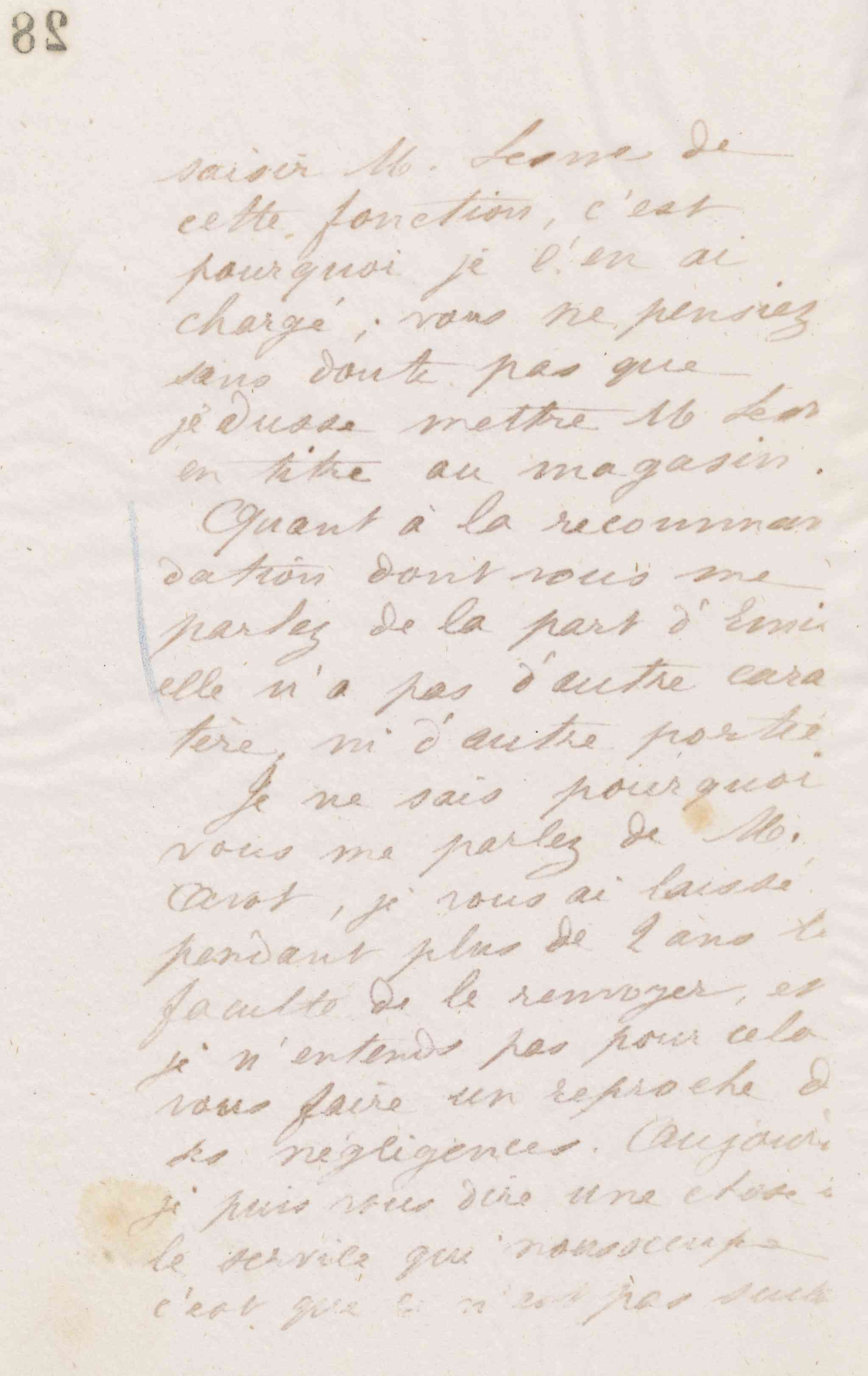 Jean-Baptiste André Godin à Alfred Denisart, 20 juillet 1873
