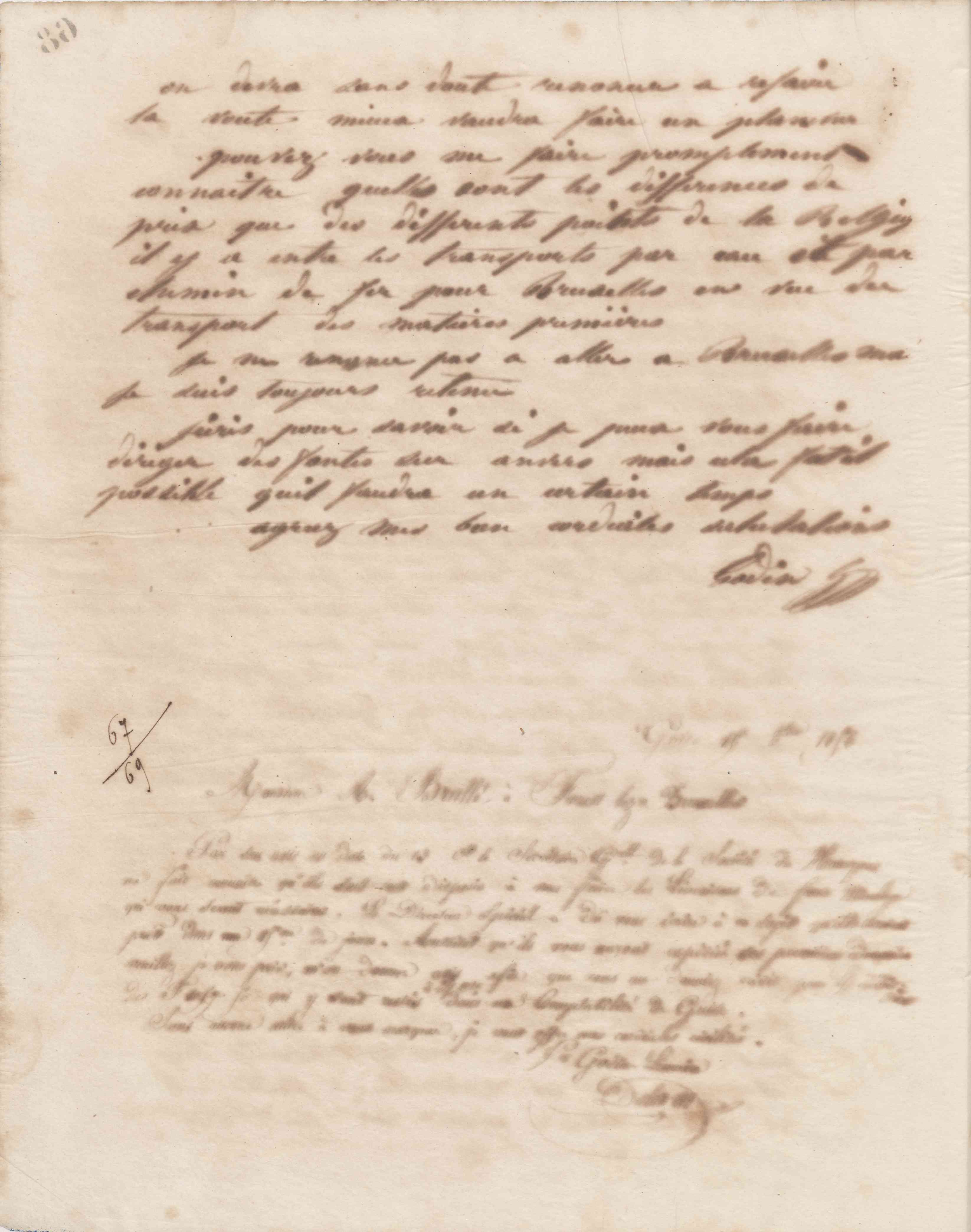 Jean-Baptiste André Godin à Alexandre Brullé, le 9 octobre 1856 Jean-Baptiste André Godin à Alexandre Brullé, le 9 octobre 1856