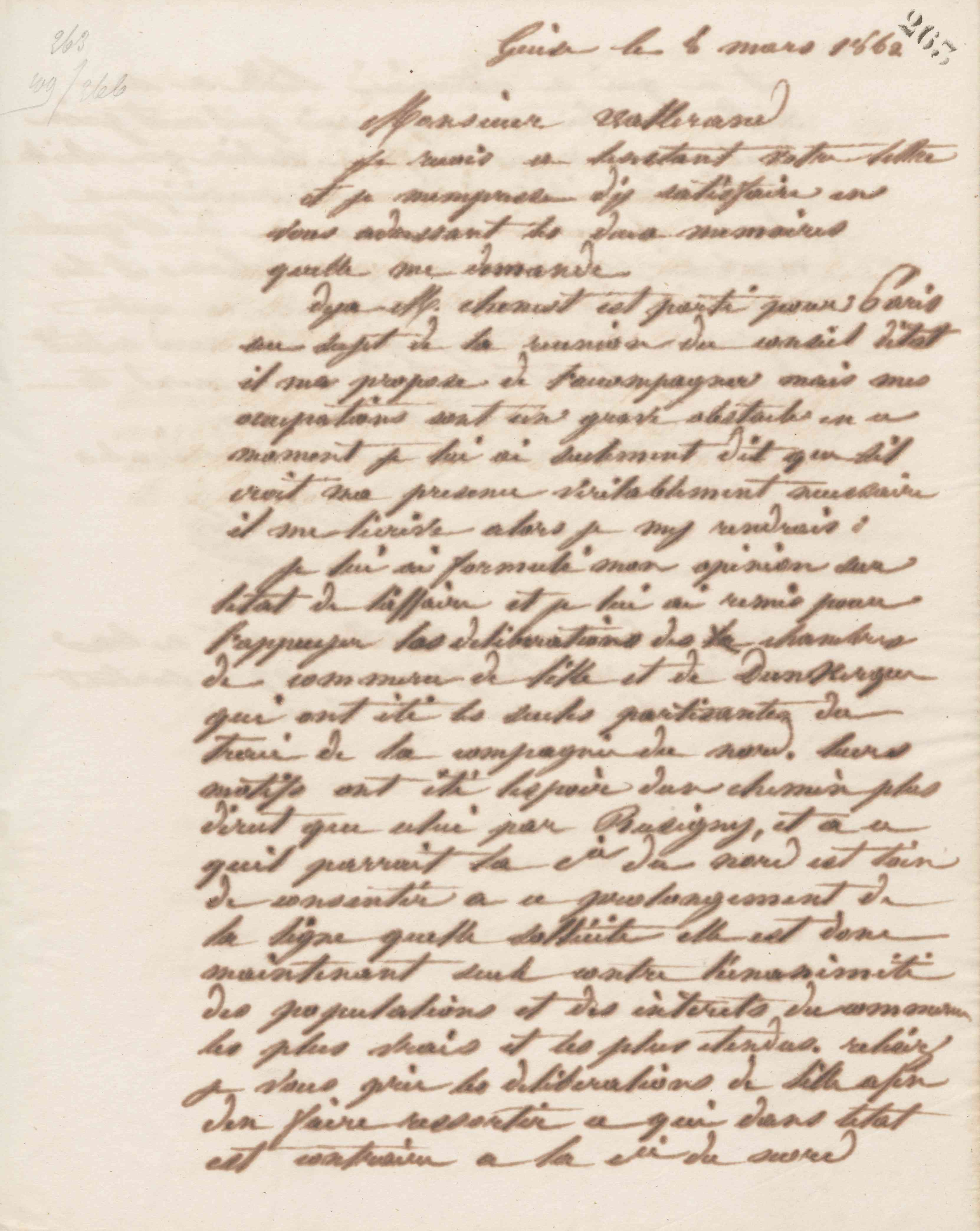 Jean-Baptiste André Godin à Louis-Joseph Wallerand, 8 mars 1862 Jean-Baptiste André Godin à Louis-Joseph Wallerand, 8 mars 1862