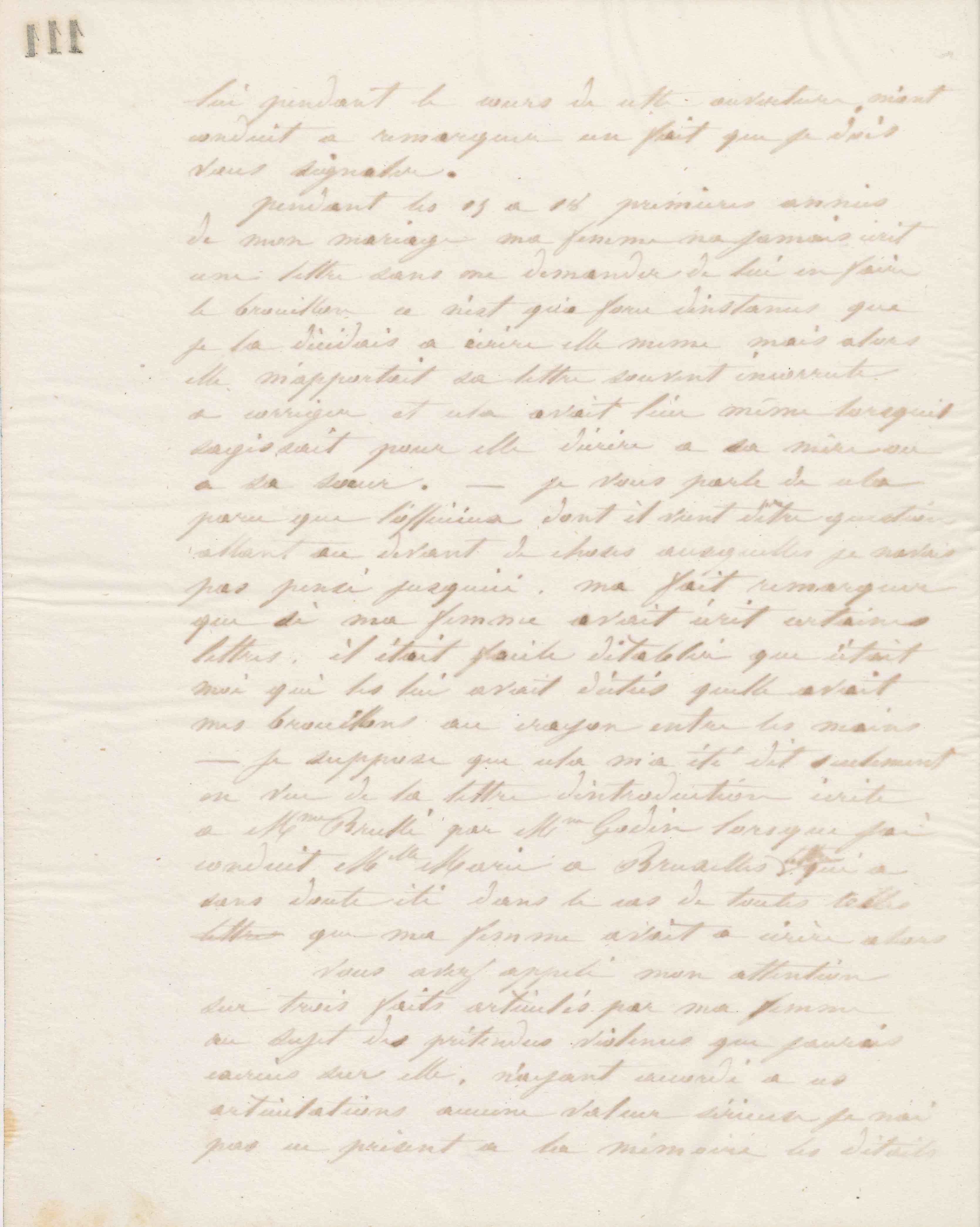 Jean-Baptiste André Godin à Jules Favre, 1er mars 1864