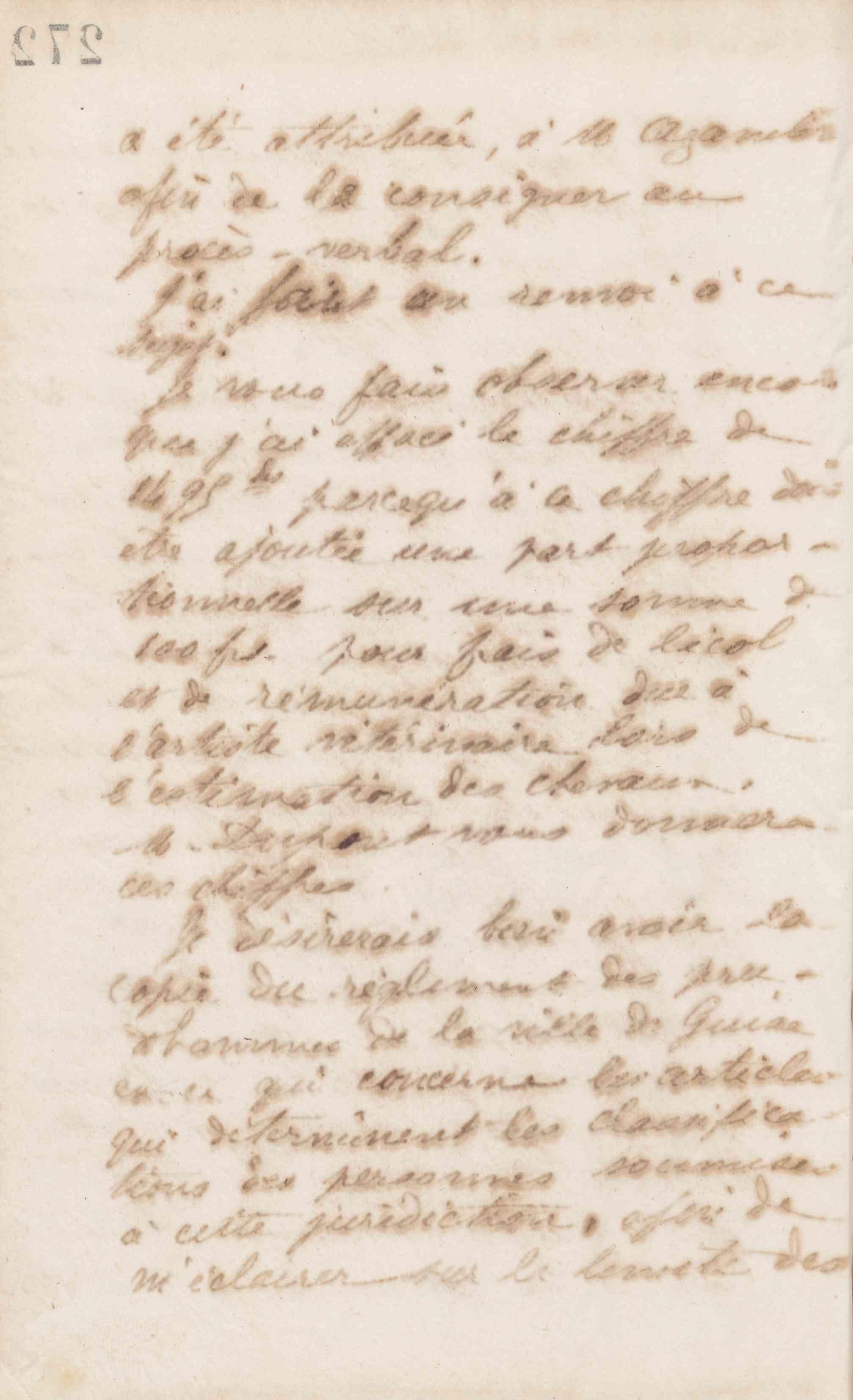 Jean-Baptiste André Godin à Alfred Denisart, 19 novembre 1872