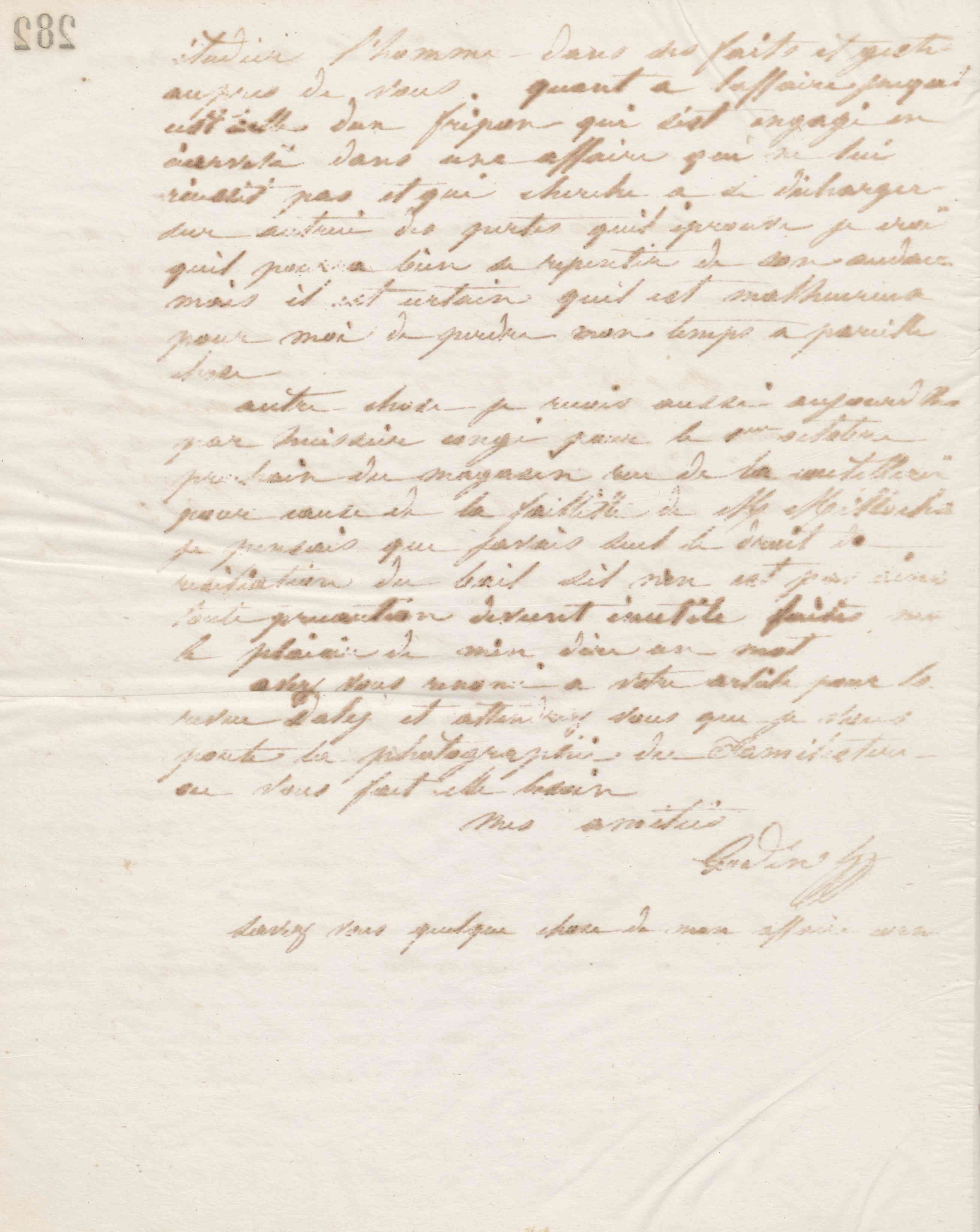 Jean-Baptiste André Godin à François Cantagrel, 20 janvier 1866