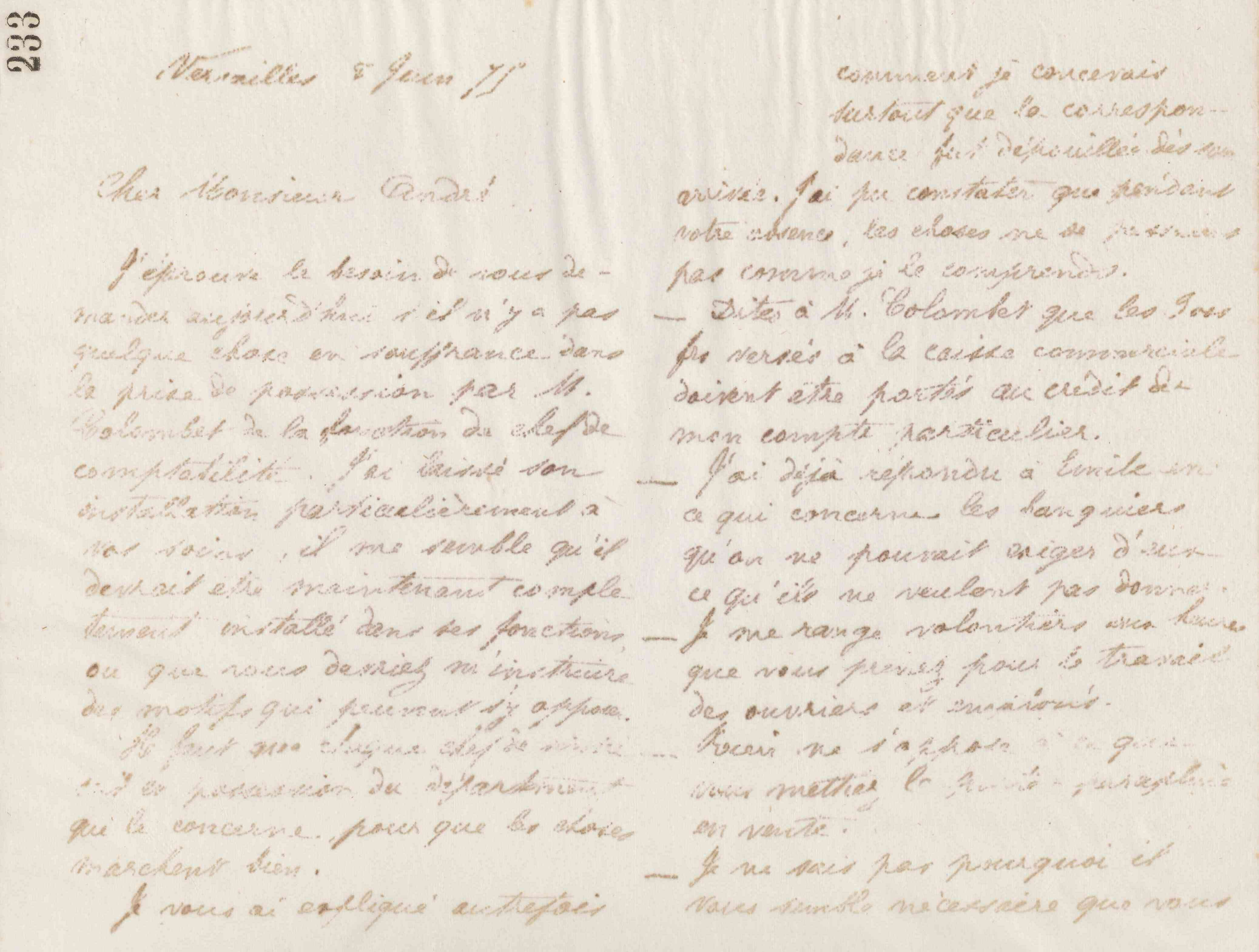 Jean-Baptiste André Godin à Eugène André, 8 juin 1875