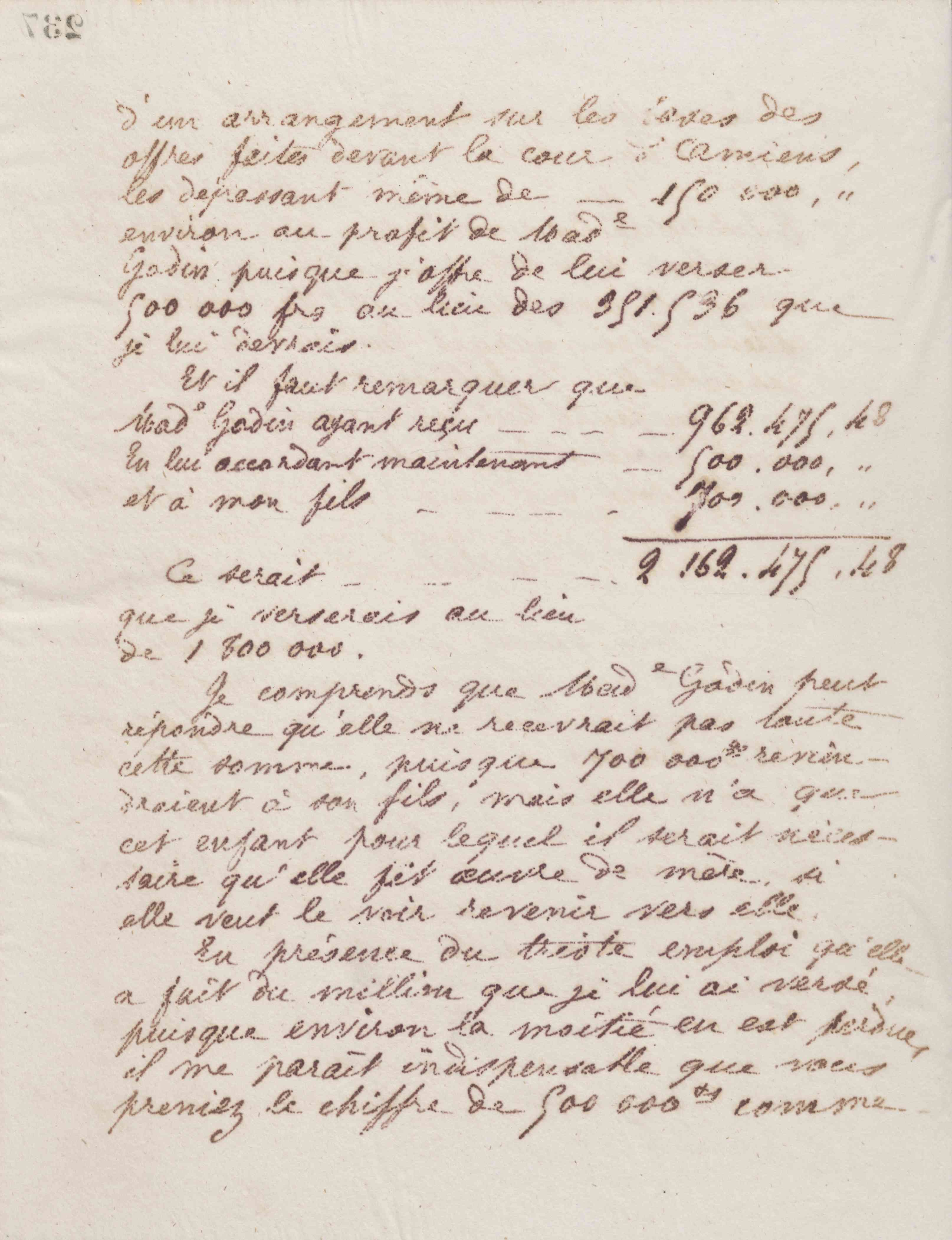 Jean-Baptiste André Godin à monsieur Quest, 2 février 1876