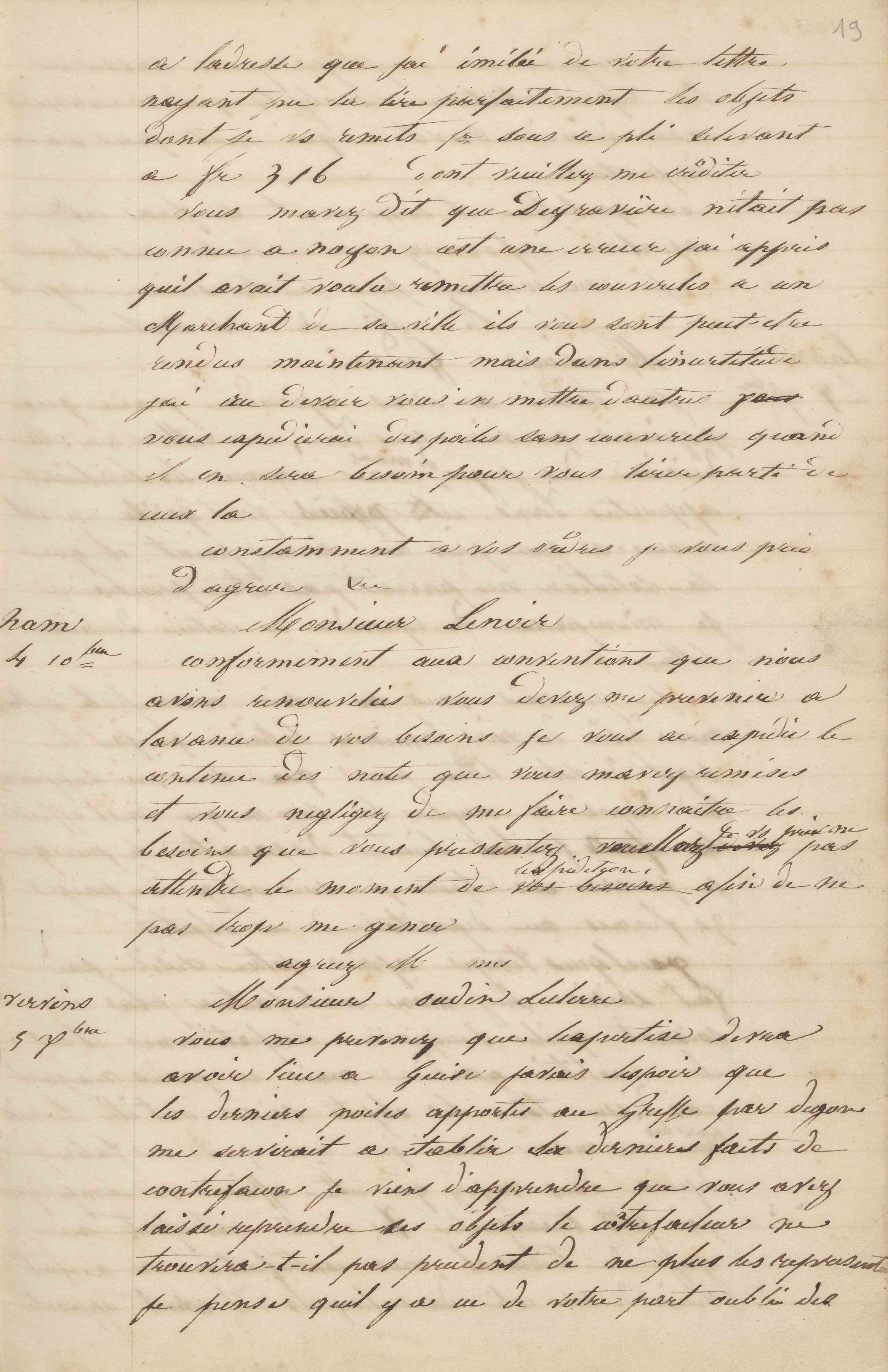 Jean-Baptiste André Godin à Louis Oudin-Leclère, 5 décembre 1846