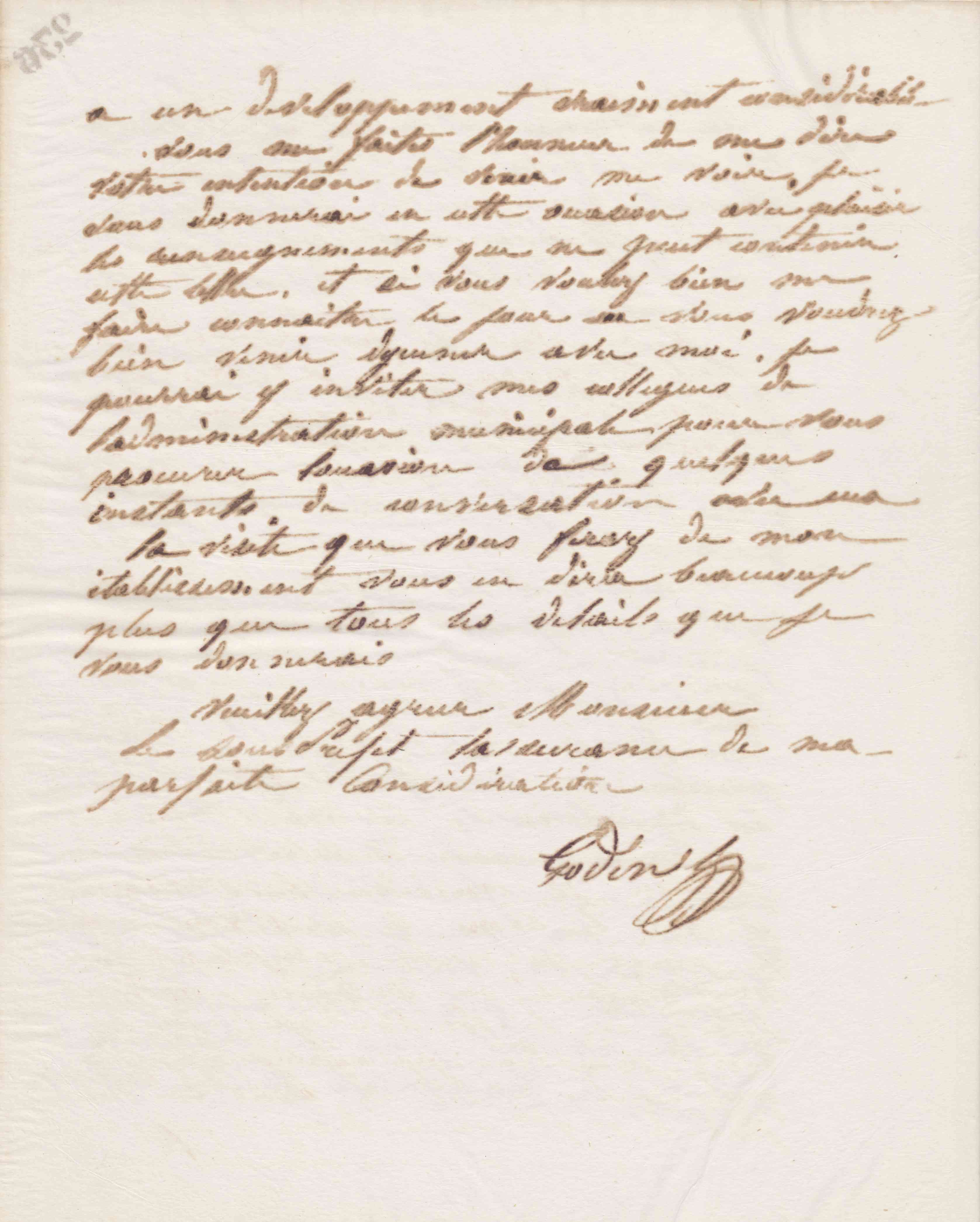 Jean-Baptiste André Godin à Étienne Pichon, sous-préfet de Vervins, 19 septembre 1871