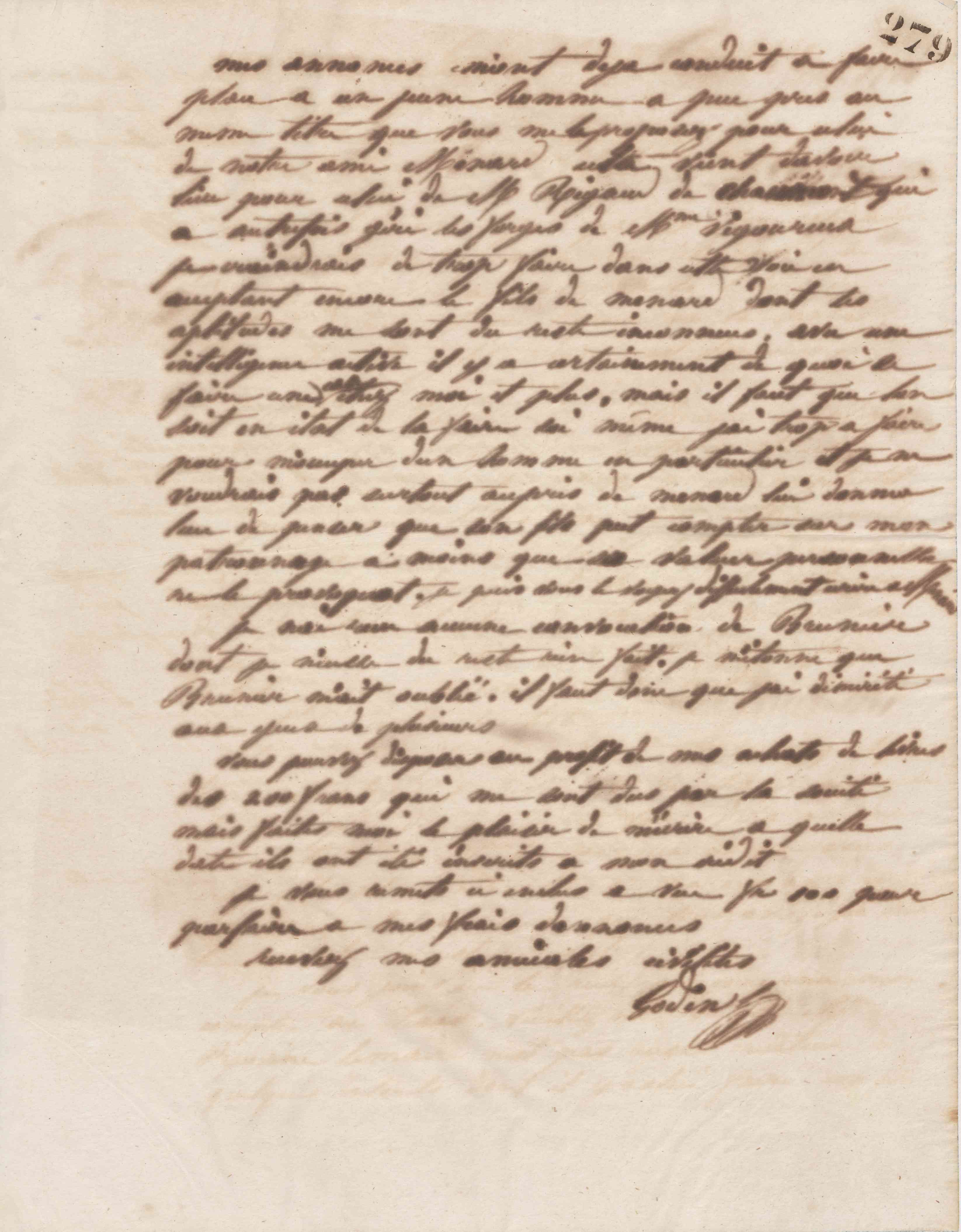 Jean-Baptiste André Godin à François Cantagrel, 3 novembre 1861 Jean-Baptiste André Godin à François Cantagrel, 3 novembre 1861