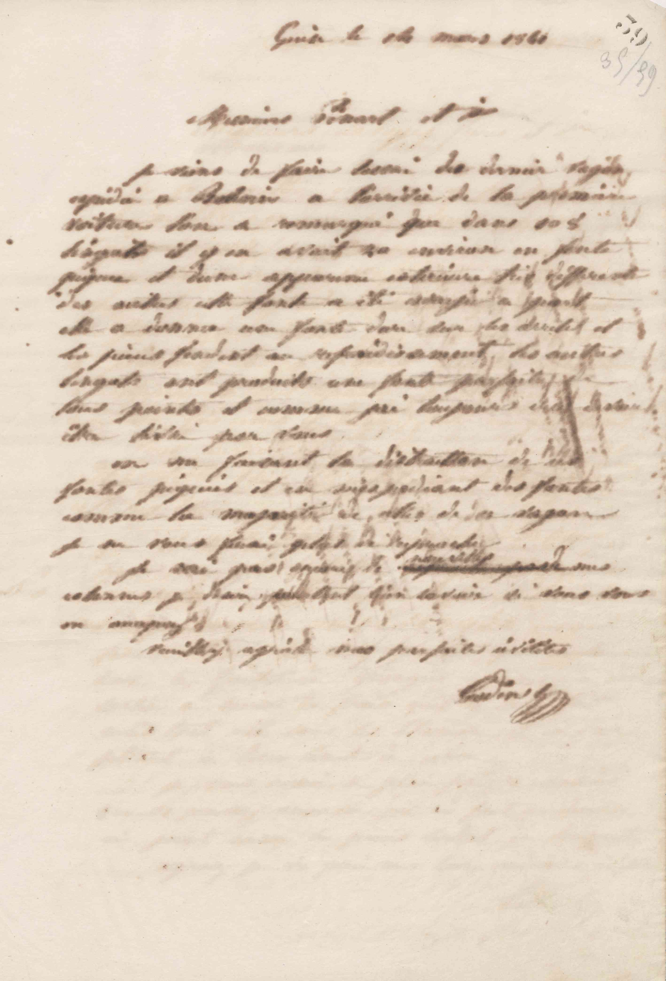 Jean-Baptiste André Godin à Pinart et Cie, 14 mars 1861