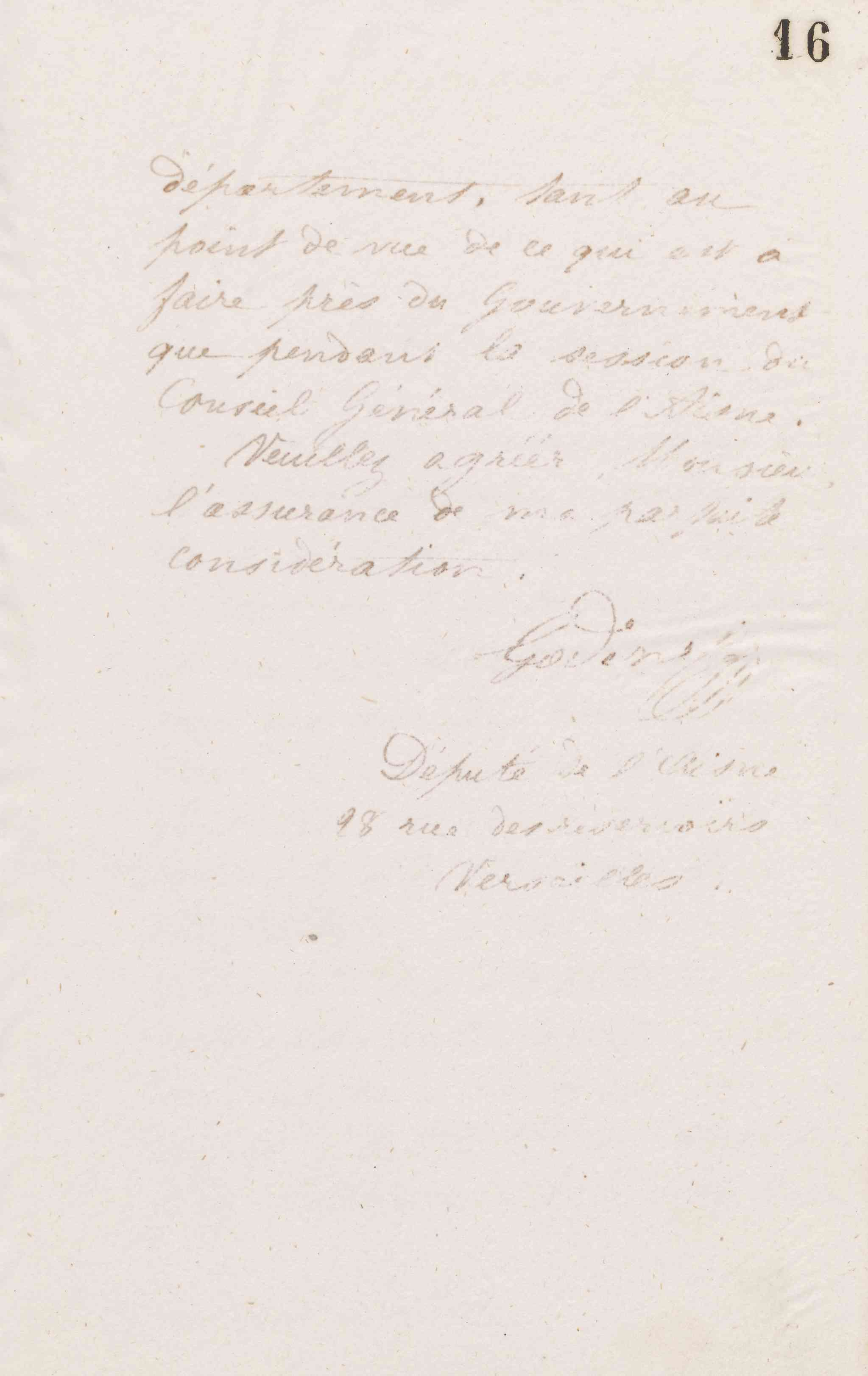 Jean-Baptiste André Godin à Athanase Cucheval-Clarigny, 17 juillet 1873