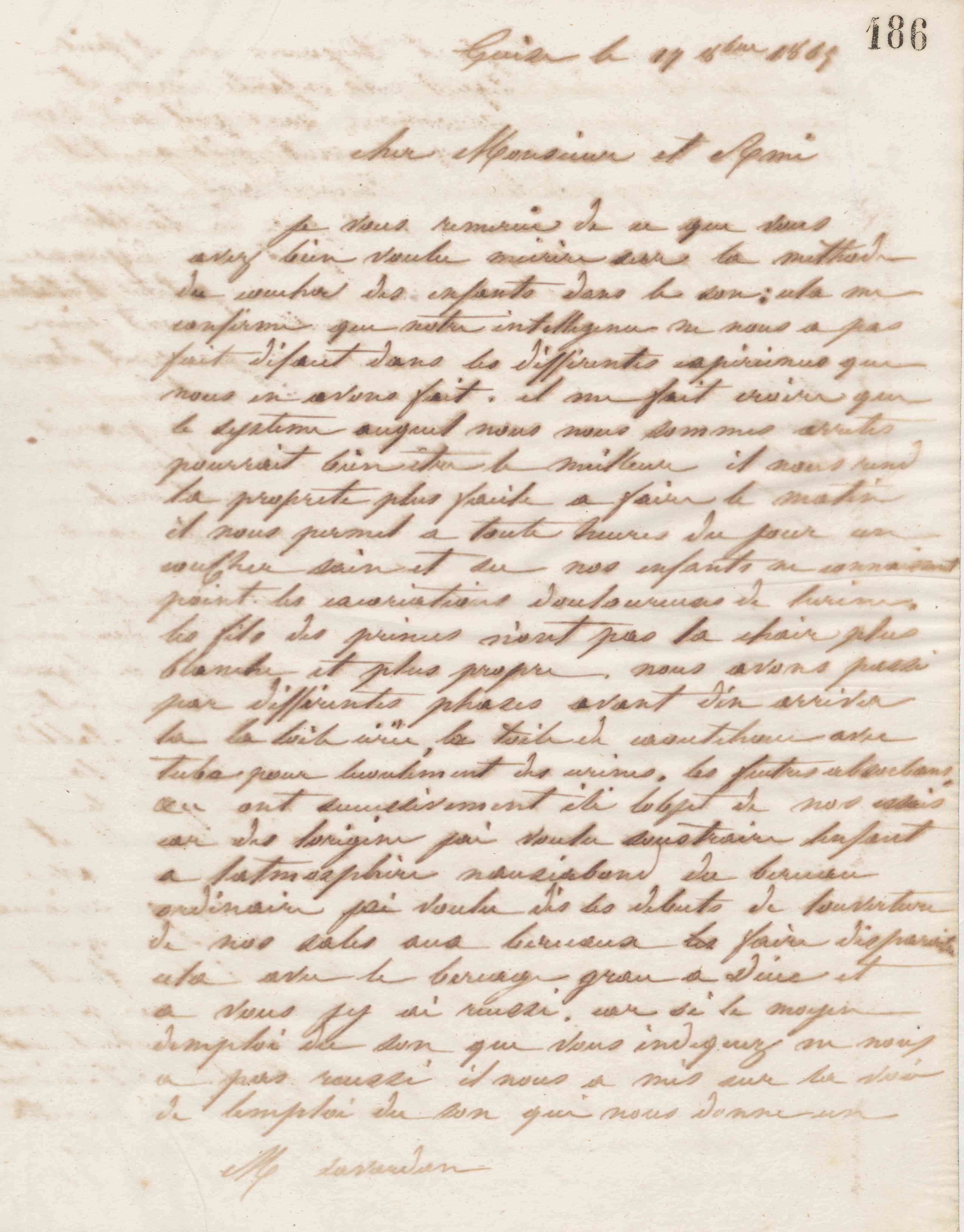 Jean-Baptiste André Godin à Auguste Savardan, 17 octobre 1865