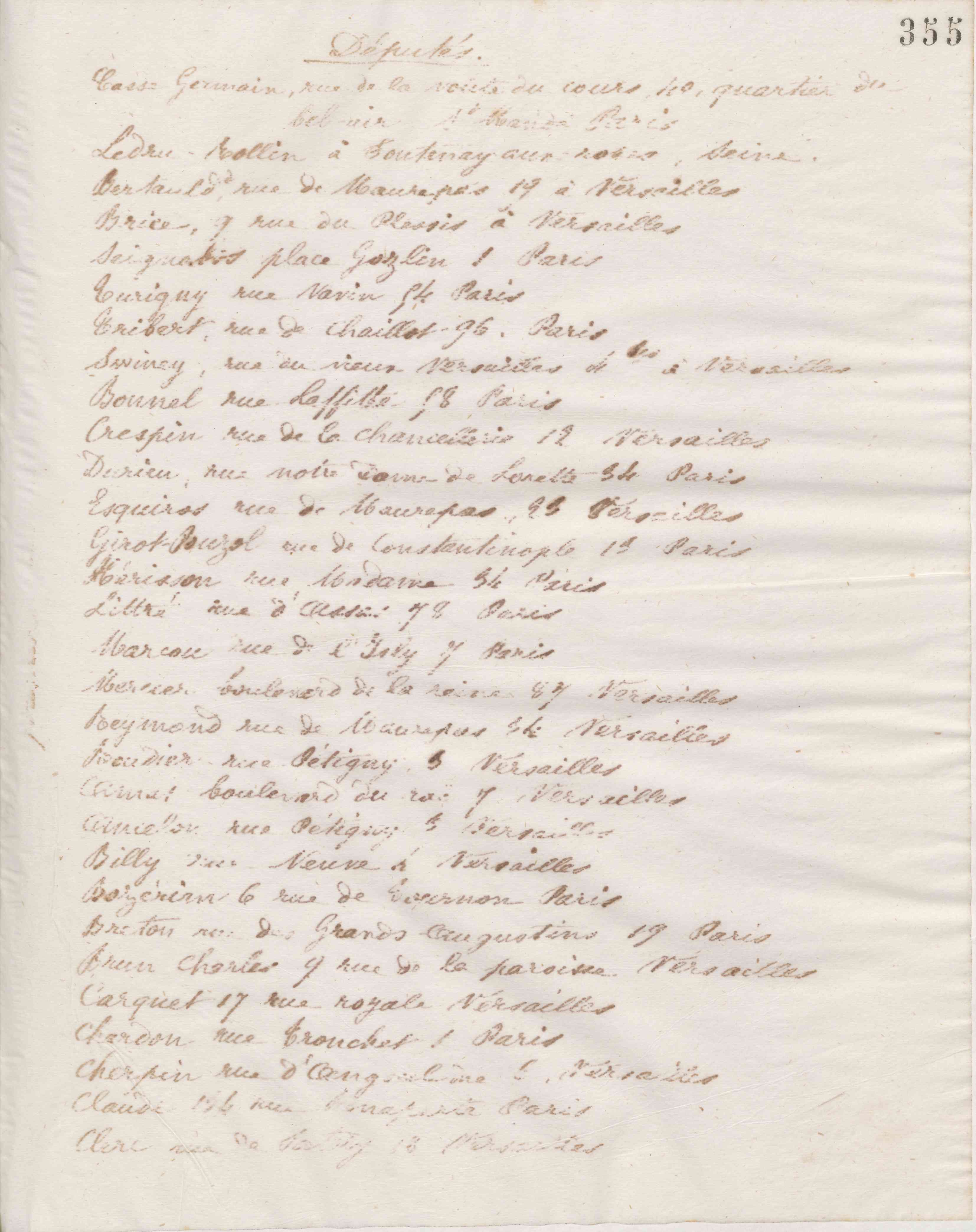 Jean-Baptiste André Godin à monsieur Chatelais, 1er décembre 1874 Jean-Baptiste André Godin à monsieur Chatelais, 1er décembre 1874