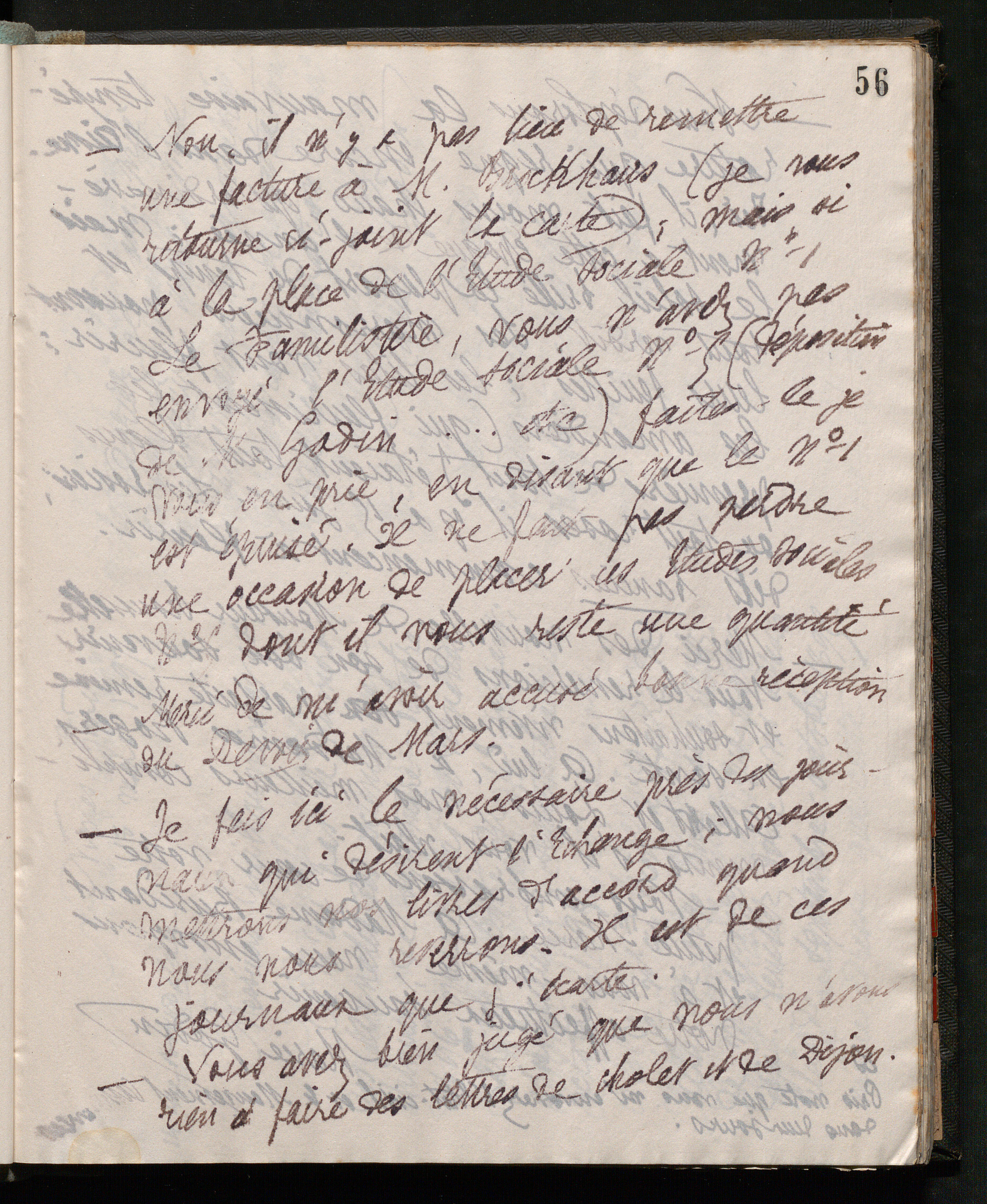 Marie Moret à Henri Buridant, 18 mars 1897