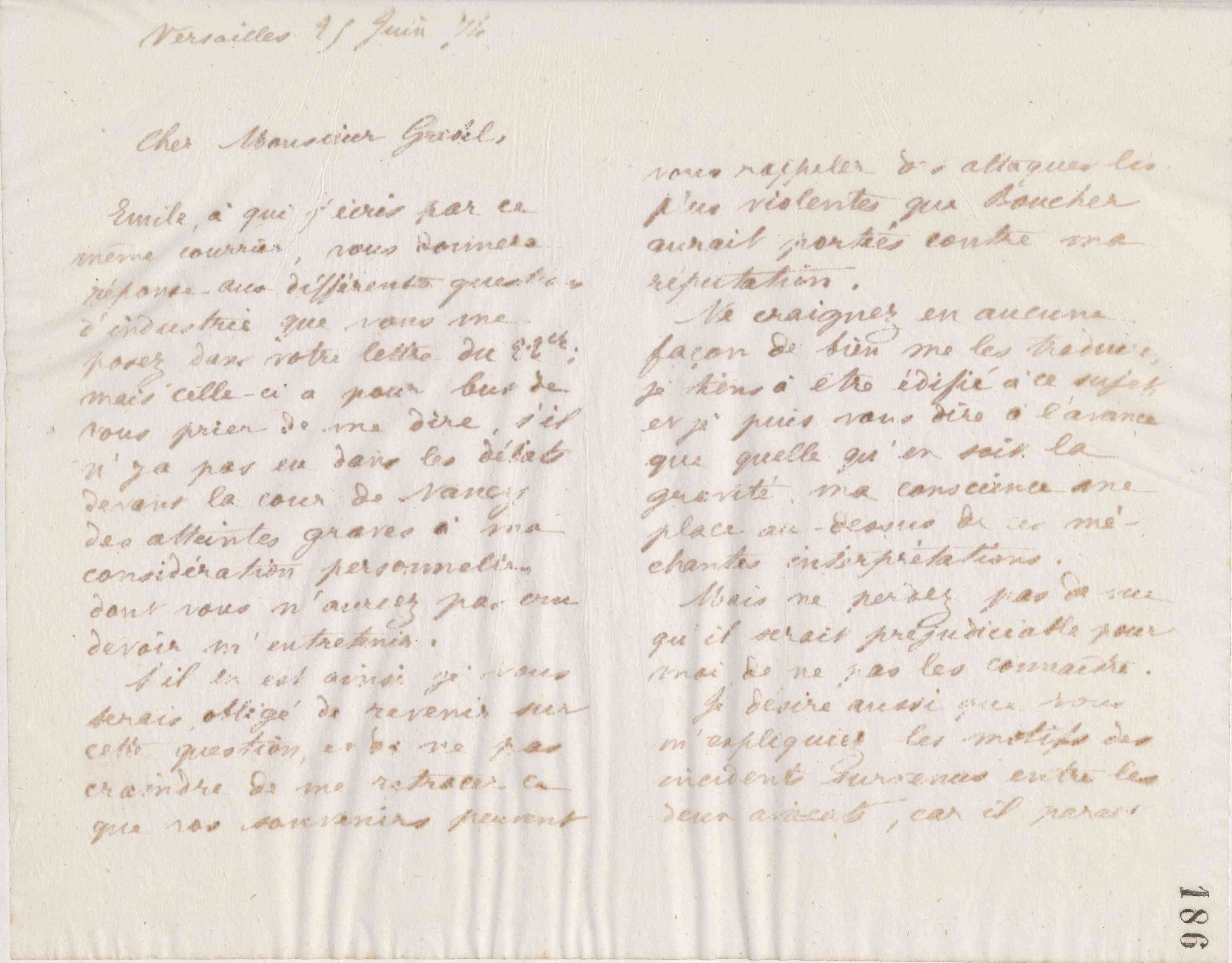 Jean-Baptiste André Godin à Alphonse Grebel, 25 juin 1874 Jean-Baptiste André Godin à Alphonse Grebel, 25 juin 1874