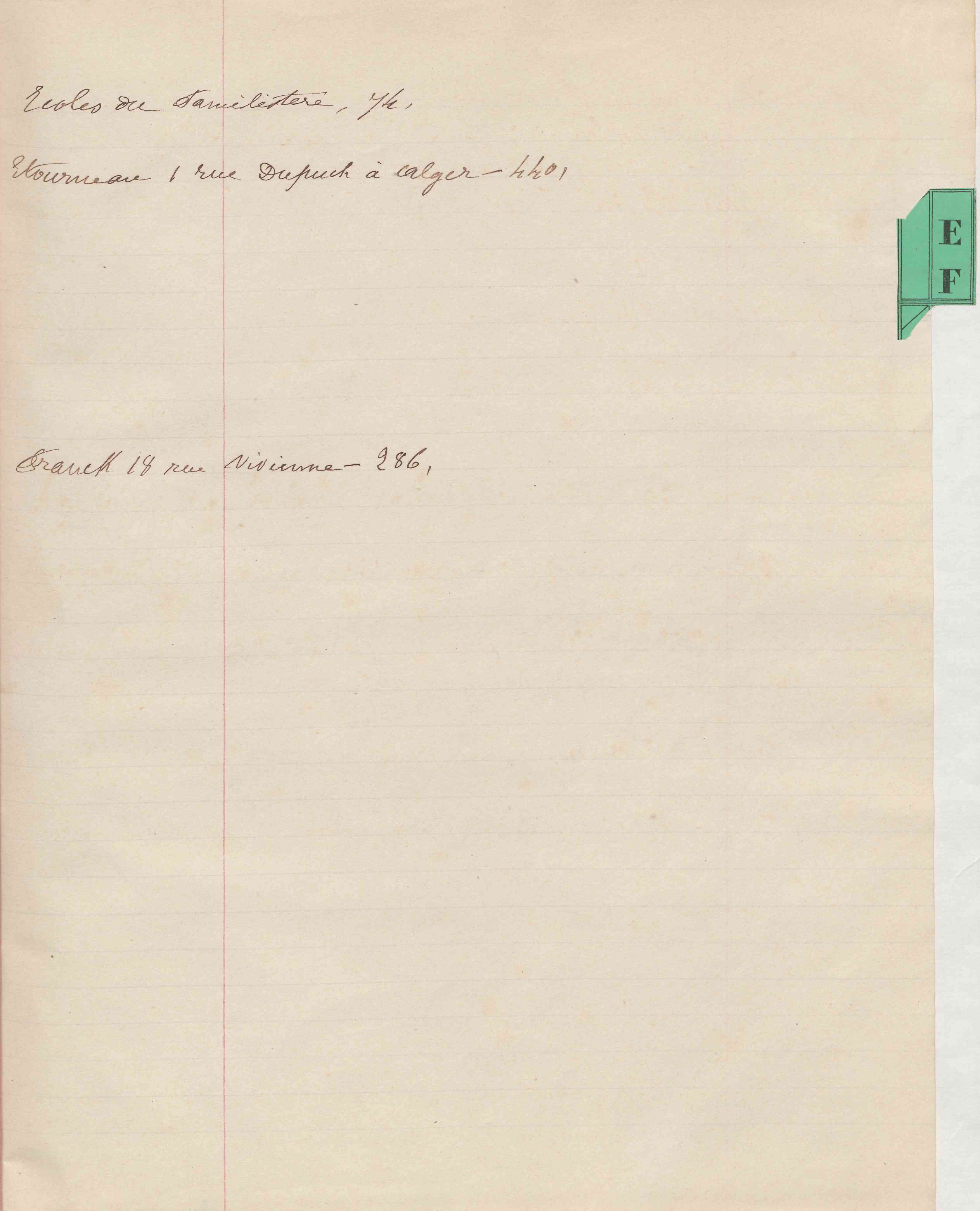 Registre CNAM FG 15 (15) - Index