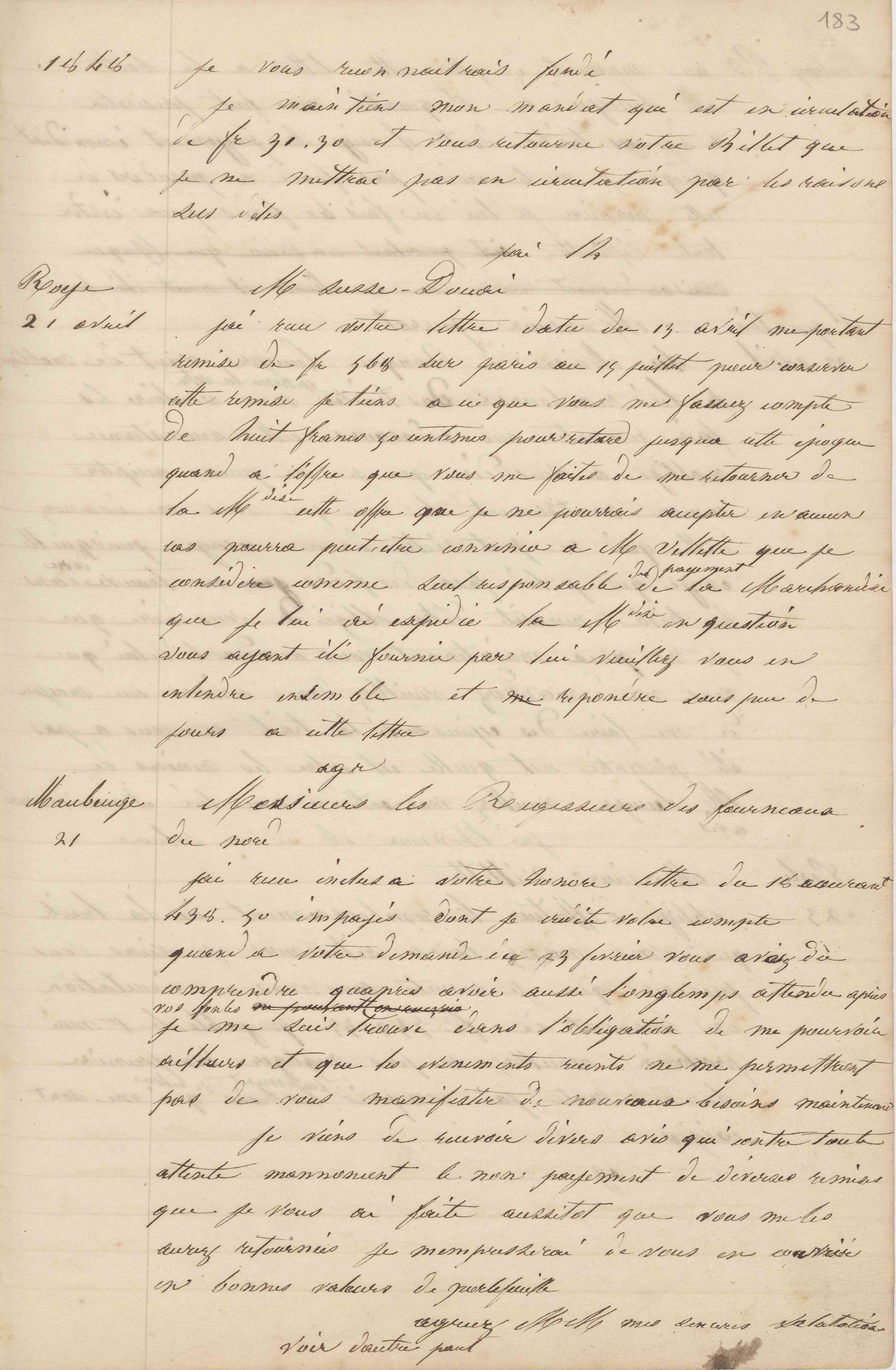 Jean-Baptiste André Godin à la Société des hauts-fourneaux du Nord, 21 avril 1848 Jean-Baptiste André Godin à la Société des hauts-fourneaux du Nord, 21 avril 1848