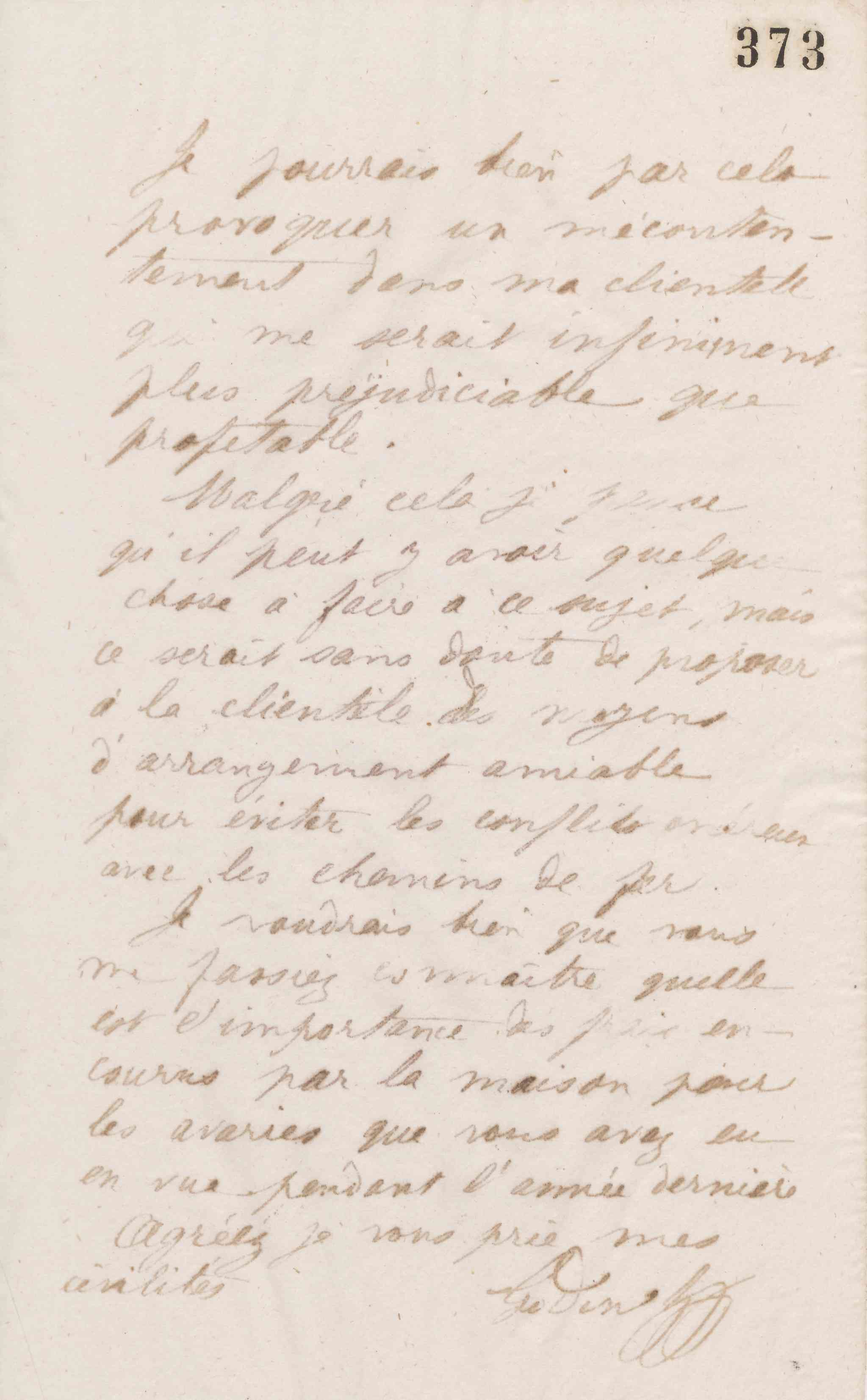 Jean-Baptiste André Godin à Albert Pétilleau, 3 juillet 1873